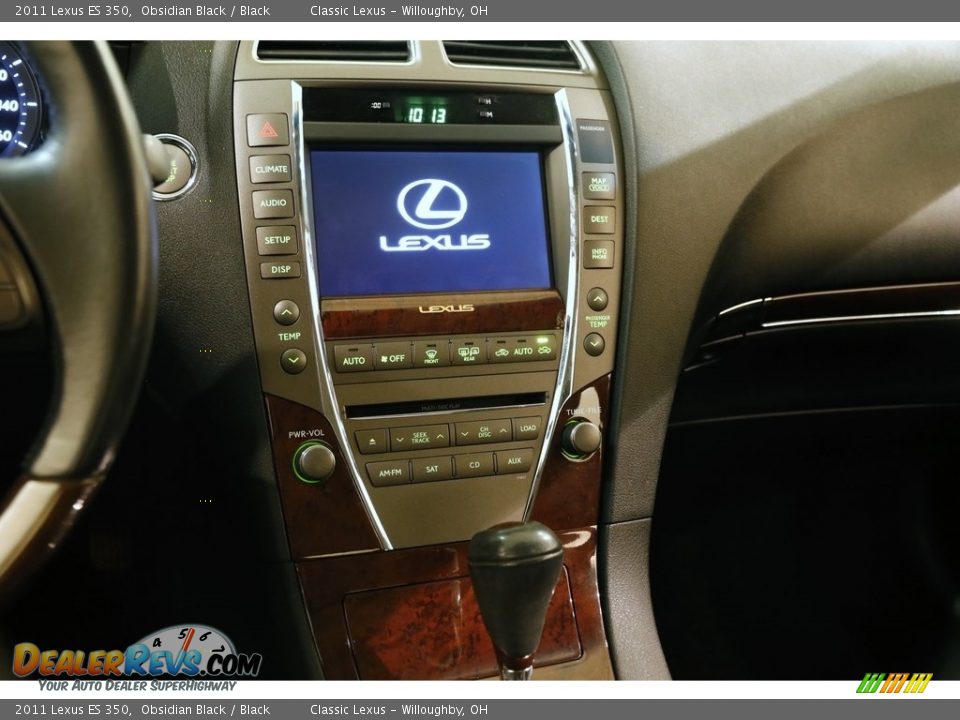 2011 Lexus ES 350 Obsidian Black / Black Photo #10