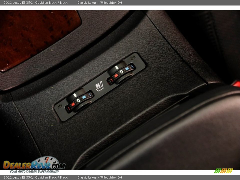 2011 Lexus ES 350 Obsidian Black / Black Photo #19