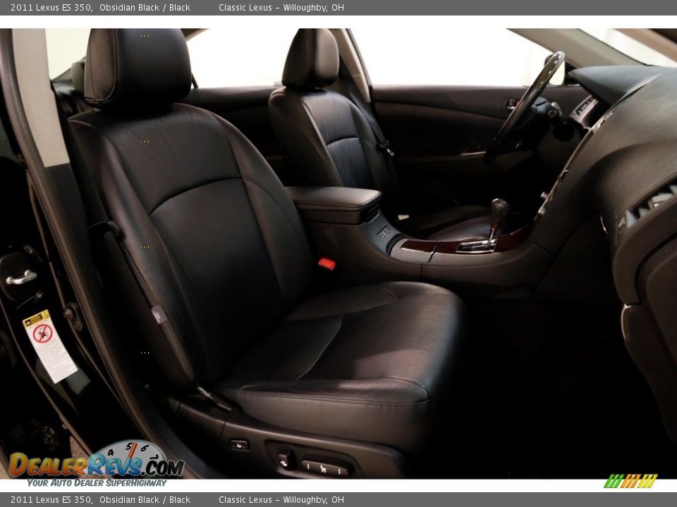 2011 Lexus ES 350 Obsidian Black / Black Photo #20