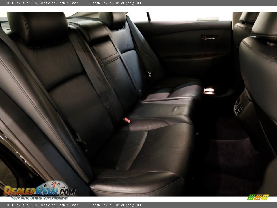 2011 Lexus ES 350 Obsidian Black / Black Photo #21