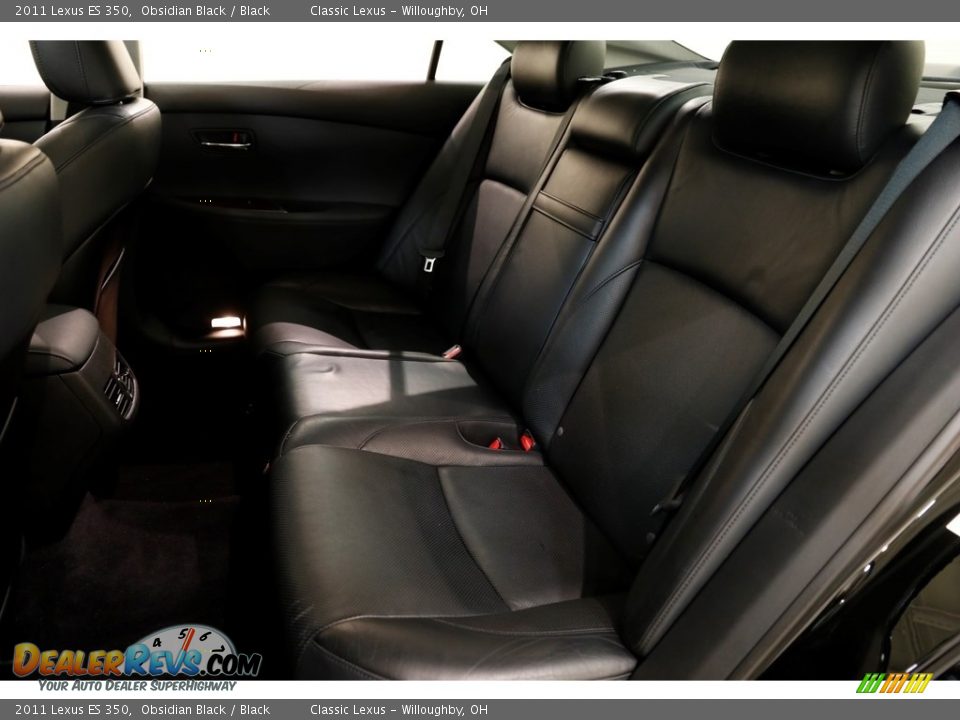 2011 Lexus ES 350 Obsidian Black / Black Photo #22