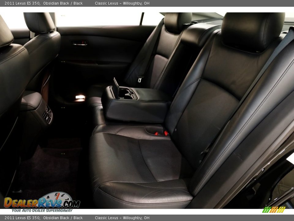 2011 Lexus ES 350 Obsidian Black / Black Photo #23