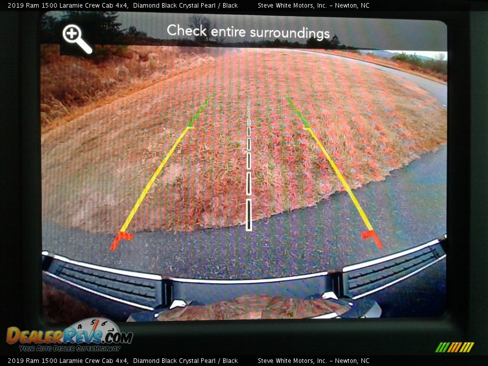 2019 Ram 1500 Laramie Crew Cab 4x4 Diamond Black Crystal Pearl / Black Photo #24