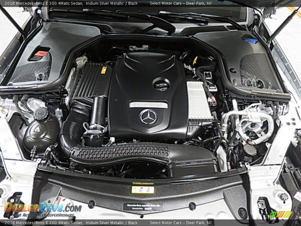 2018 Mercedes-Benz E 300 4Matic Sedan Iridium Silver Metallic / Black Photo #34