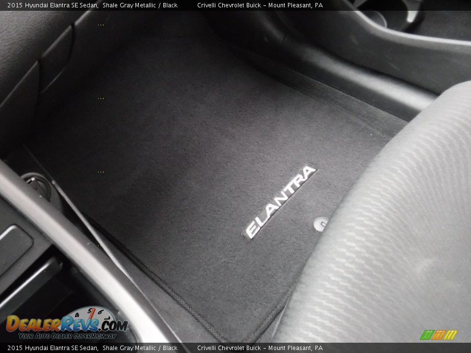 2015 Hyundai Elantra SE Sedan Shale Gray Metallic / Black Photo #21