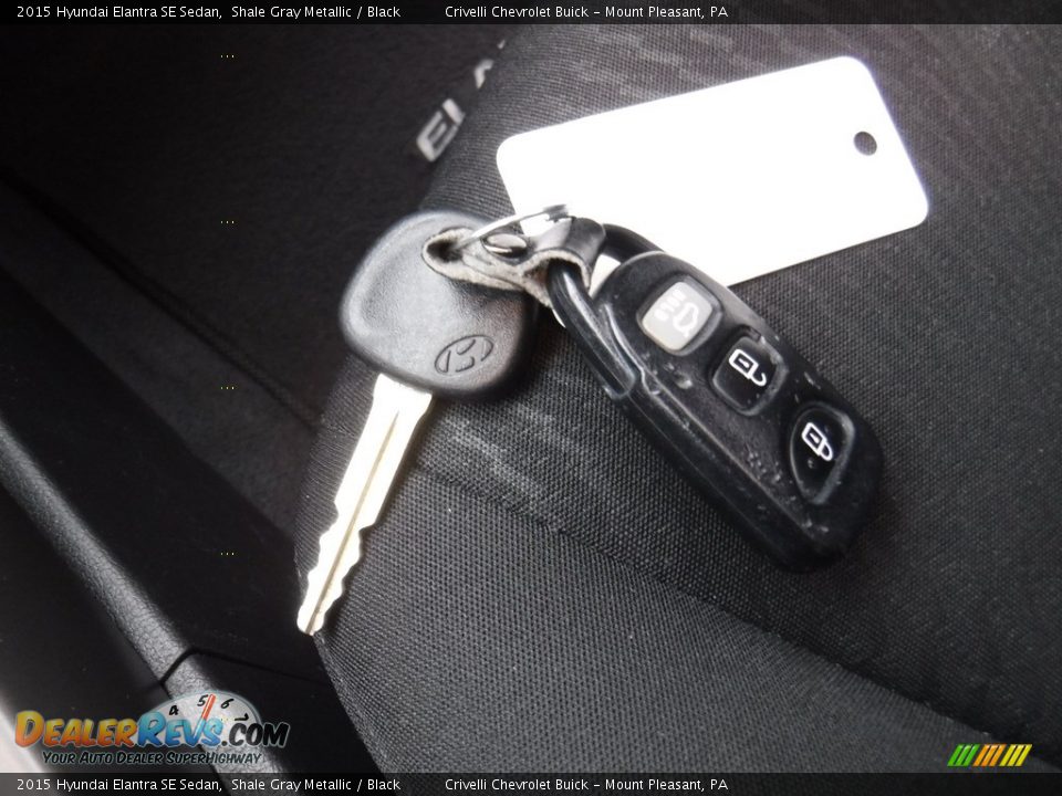 2015 Hyundai Elantra SE Sedan Shale Gray Metallic / Black Photo #32