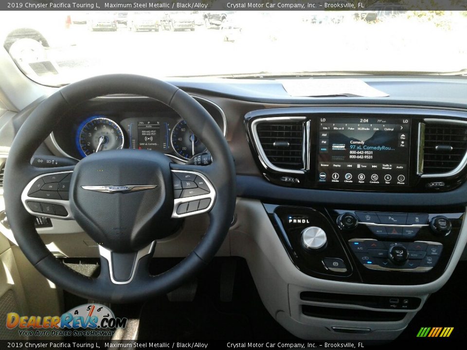 2019 Chrysler Pacifica Touring L Maximum Steel Metallic / Black/Alloy Photo #13