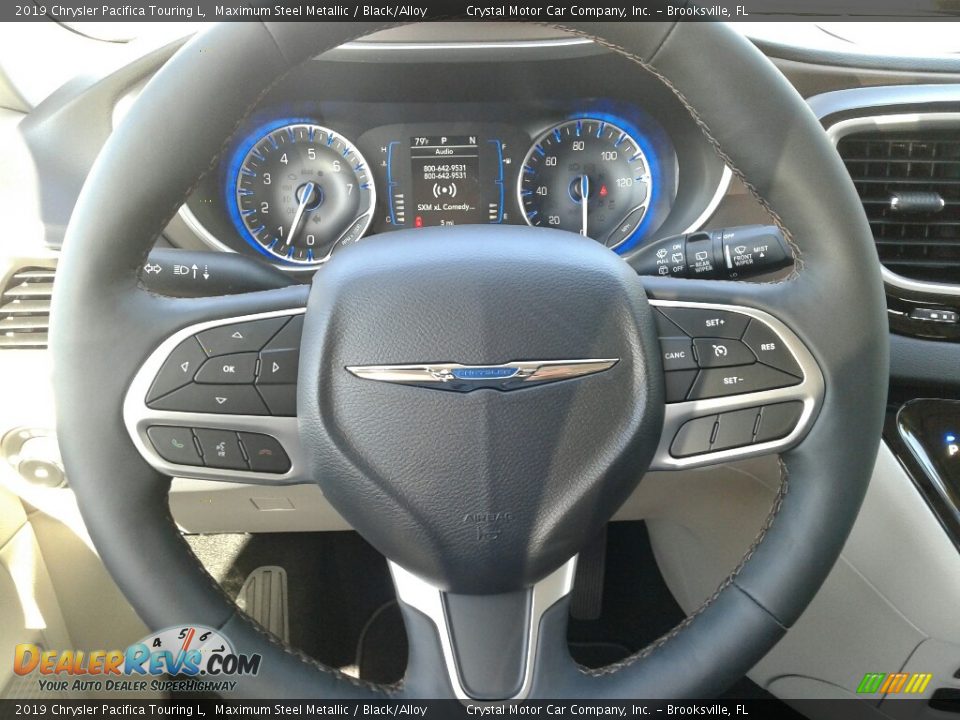 2019 Chrysler Pacifica Touring L Maximum Steel Metallic / Black/Alloy Photo #14