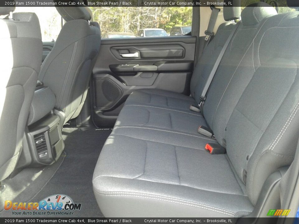 2019 Ram 1500 Tradesman Crew Cab 4x4 Blue Streak Pearl / Black Photo #10