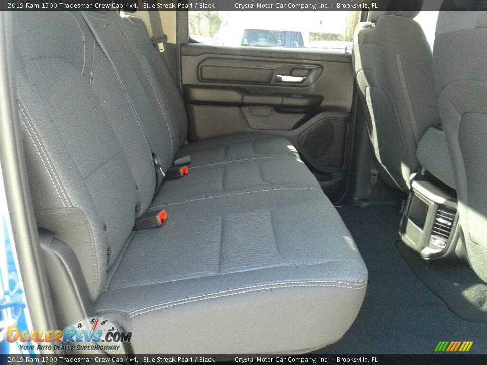 2019 Ram 1500 Tradesman Crew Cab 4x4 Blue Streak Pearl / Black Photo #11