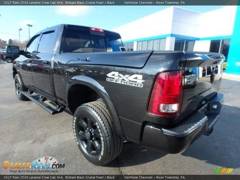 2017 Ram 2500 Laramie Crew Cab 4x4 Brilliant Black Crystal Pearl / Black Photo #4