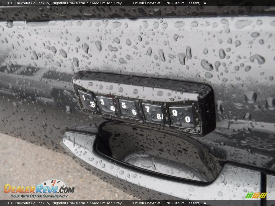 2018 Chevrolet Equinox LS Nightfall Gray Metallic / Medium Ash Gray Photo #3