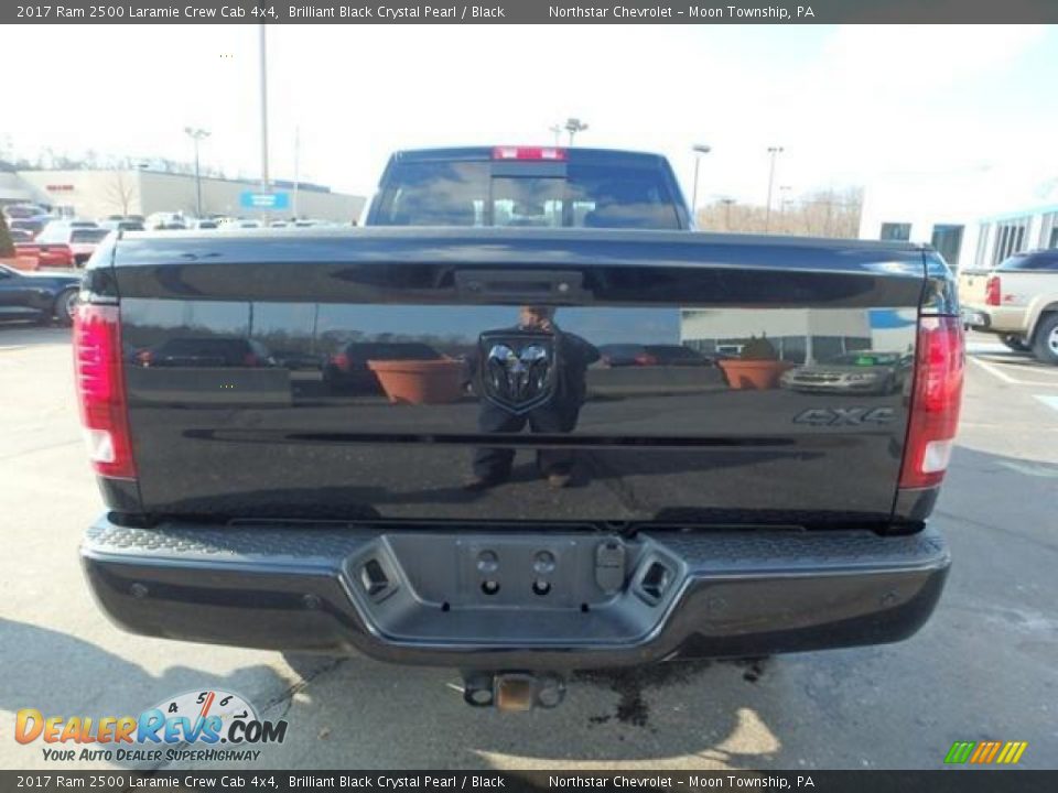 2017 Ram 2500 Laramie Crew Cab 4x4 Brilliant Black Crystal Pearl / Black Photo #6