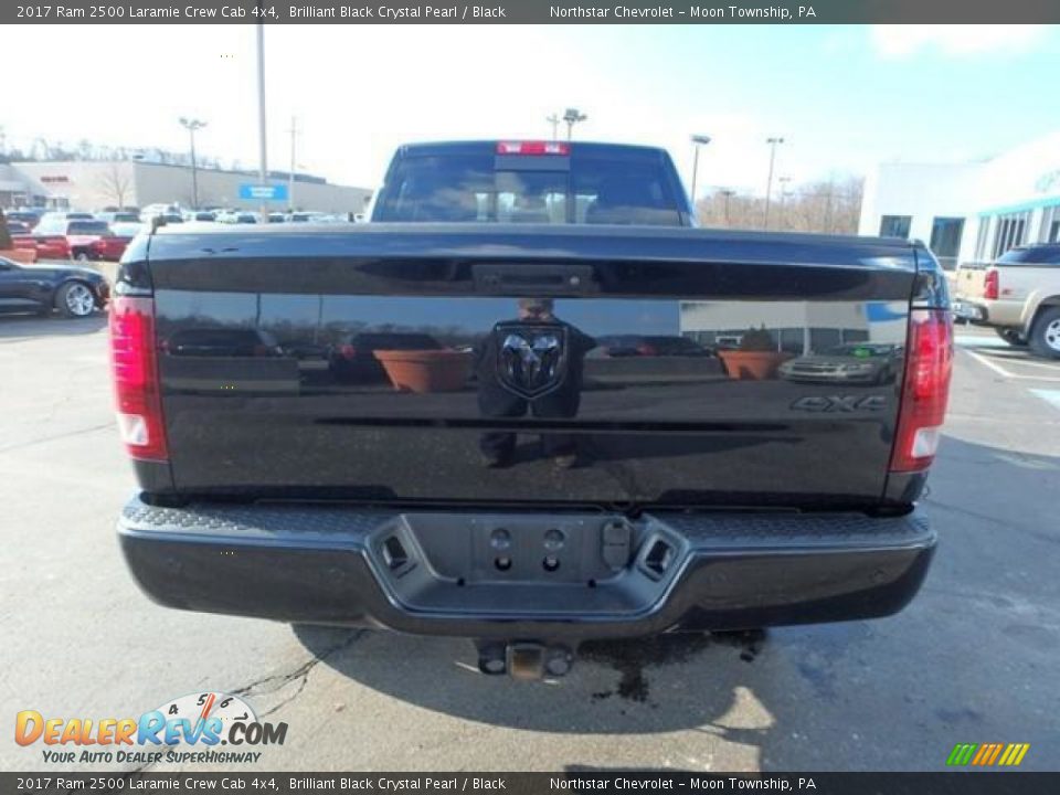 2017 Ram 2500 Laramie Crew Cab 4x4 Brilliant Black Crystal Pearl / Black Photo #7