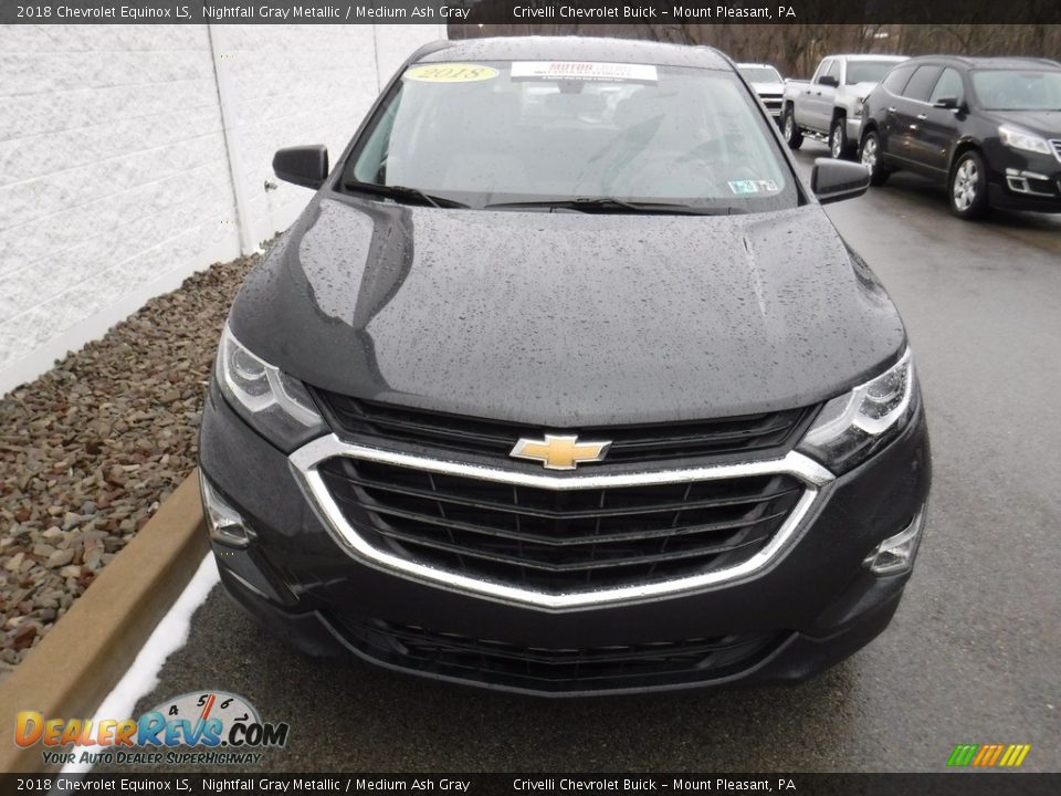 2018 Chevrolet Equinox LS Nightfall Gray Metallic / Medium Ash Gray Photo #5