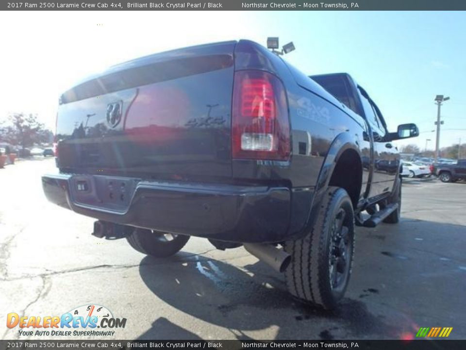 2017 Ram 2500 Laramie Crew Cab 4x4 Brilliant Black Crystal Pearl / Black Photo #8