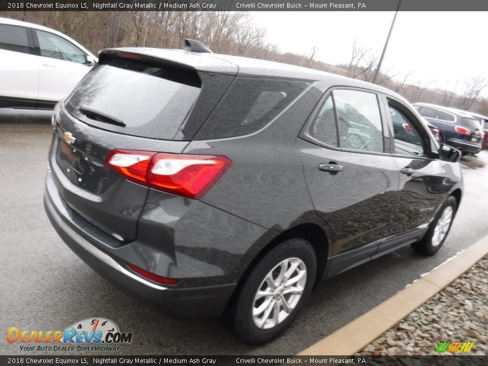 2018 Chevrolet Equinox LS Nightfall Gray Metallic / Medium Ash Gray Photo #8