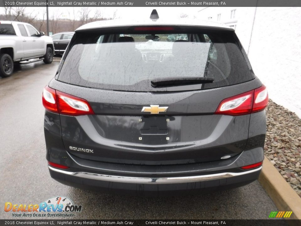 2018 Chevrolet Equinox LS Nightfall Gray Metallic / Medium Ash Gray Photo #9