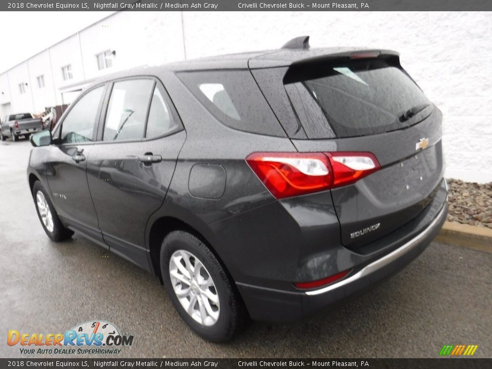 2018 Chevrolet Equinox LS Nightfall Gray Metallic / Medium Ash Gray Photo #10