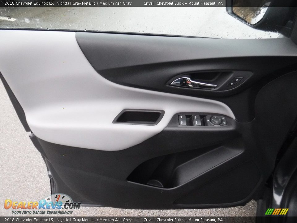 2018 Chevrolet Equinox LS Nightfall Gray Metallic / Medium Ash Gray Photo #12