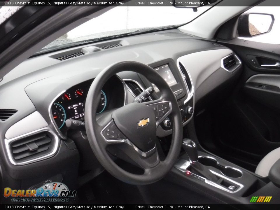 2018 Chevrolet Equinox LS Nightfall Gray Metallic / Medium Ash Gray Photo #13