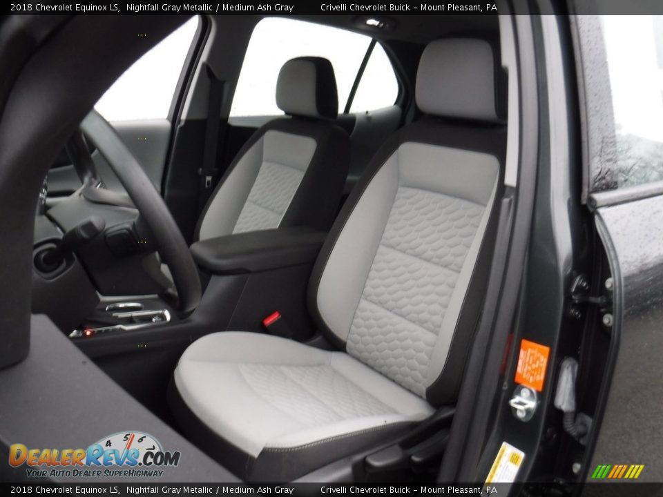 2018 Chevrolet Equinox LS Nightfall Gray Metallic / Medium Ash Gray Photo #14