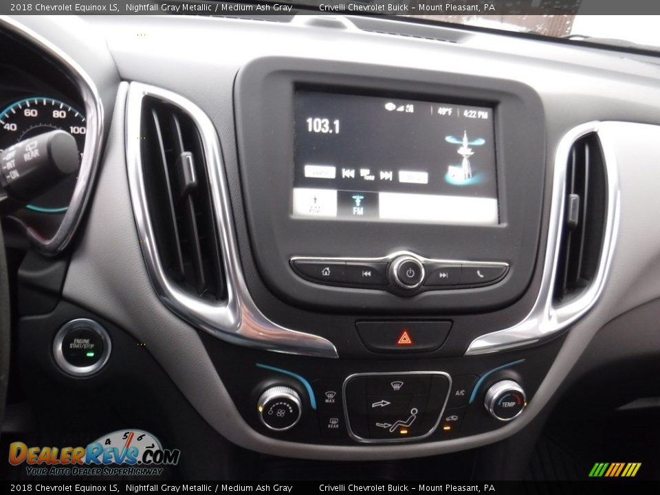 2018 Chevrolet Equinox LS Nightfall Gray Metallic / Medium Ash Gray Photo #15