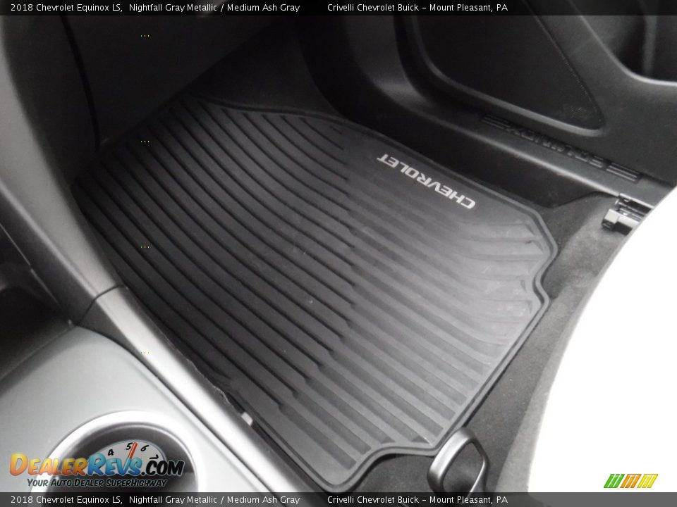 2018 Chevrolet Equinox LS Nightfall Gray Metallic / Medium Ash Gray Photo #19