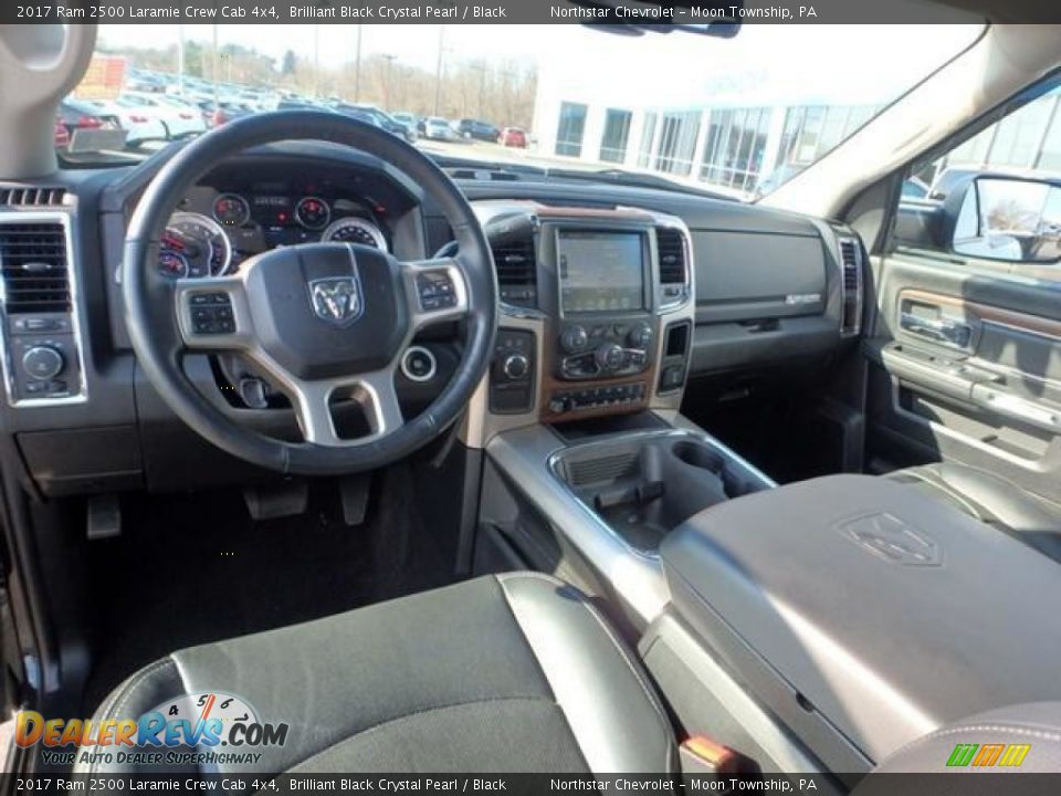 2017 Ram 2500 Laramie Crew Cab 4x4 Brilliant Black Crystal Pearl / Black Photo #23