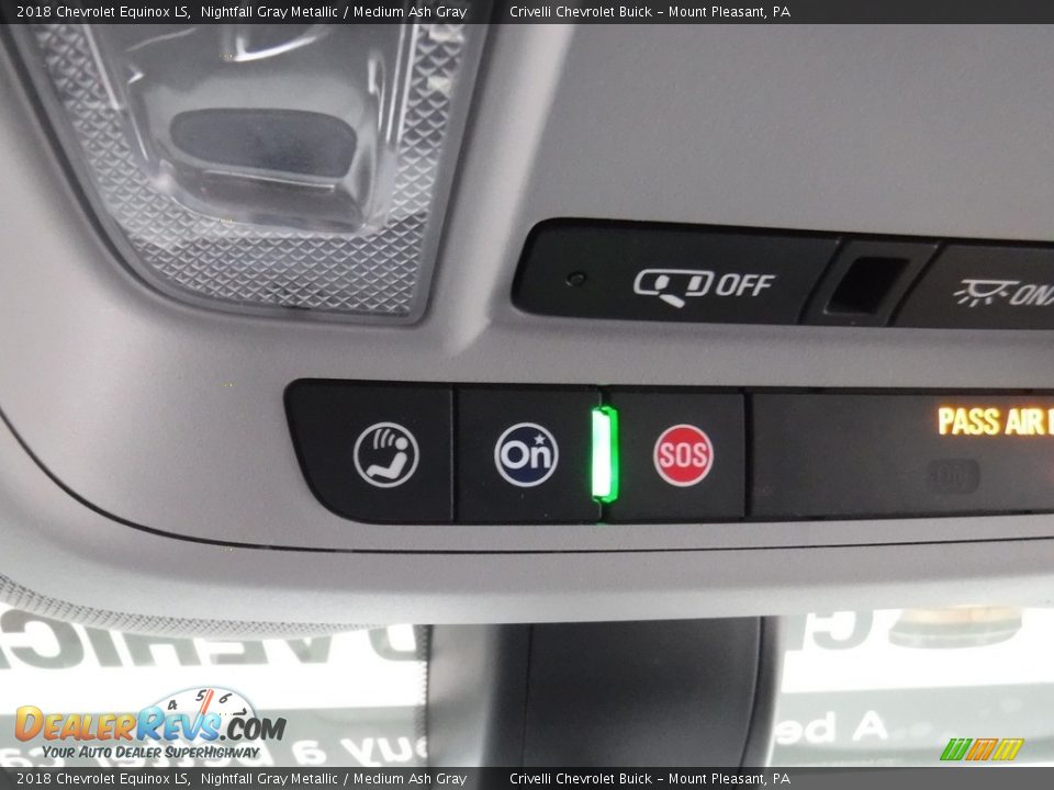 2018 Chevrolet Equinox LS Nightfall Gray Metallic / Medium Ash Gray Photo #20