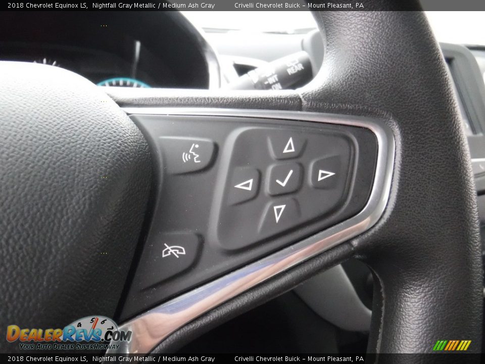 2018 Chevrolet Equinox LS Nightfall Gray Metallic / Medium Ash Gray Photo #21
