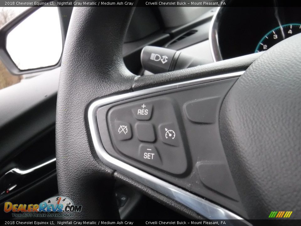 2018 Chevrolet Equinox LS Nightfall Gray Metallic / Medium Ash Gray Photo #22