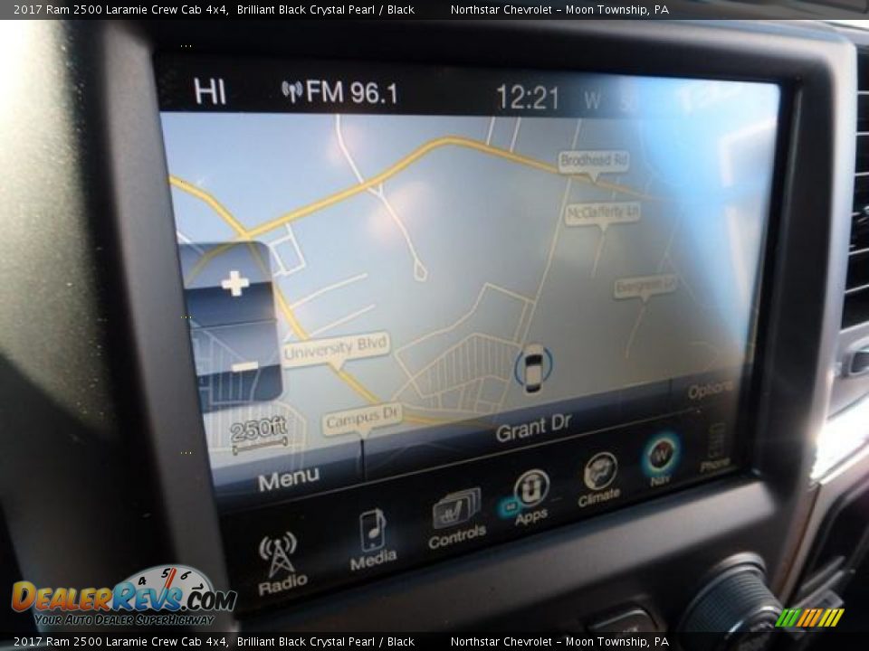 2017 Ram 2500 Laramie Crew Cab 4x4 Brilliant Black Crystal Pearl / Black Photo #27