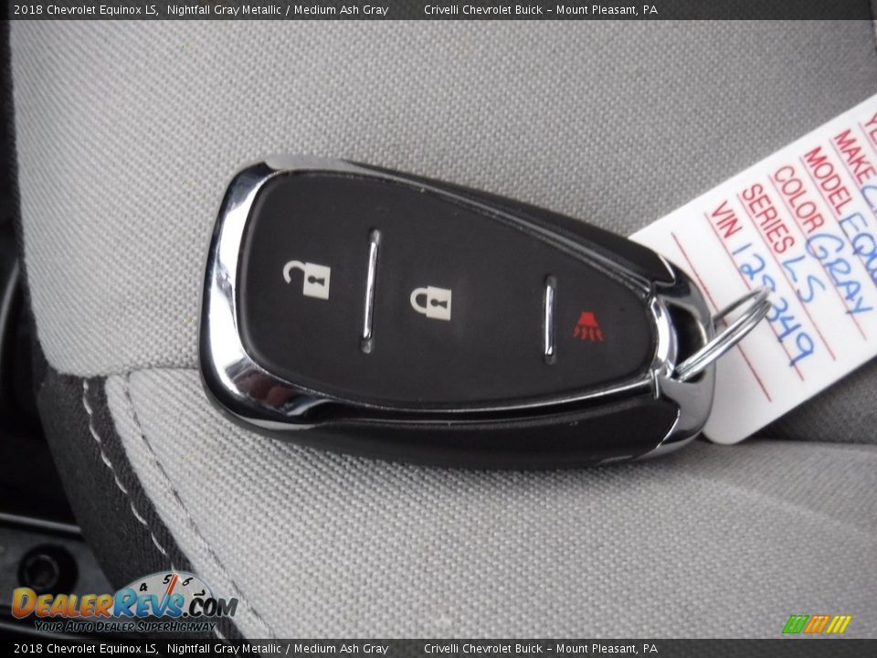 2018 Chevrolet Equinox LS Nightfall Gray Metallic / Medium Ash Gray Photo #29