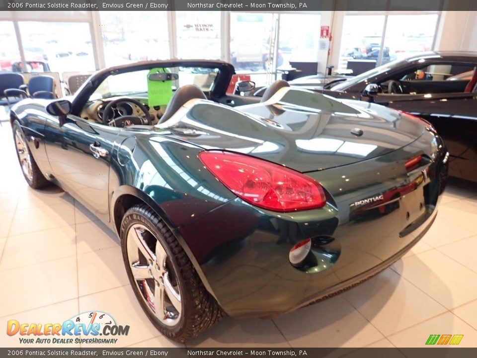 2006 Pontiac Solstice Roadster Envious Green / Ebony Photo #5