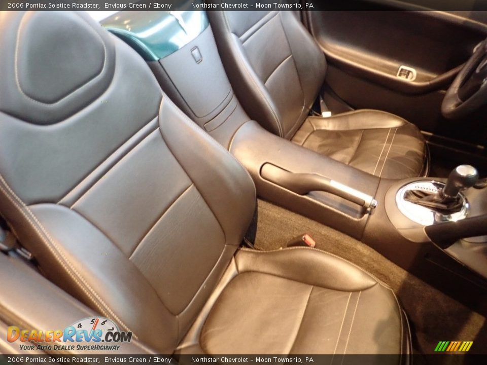 2006 Pontiac Solstice Roadster Envious Green / Ebony Photo #15