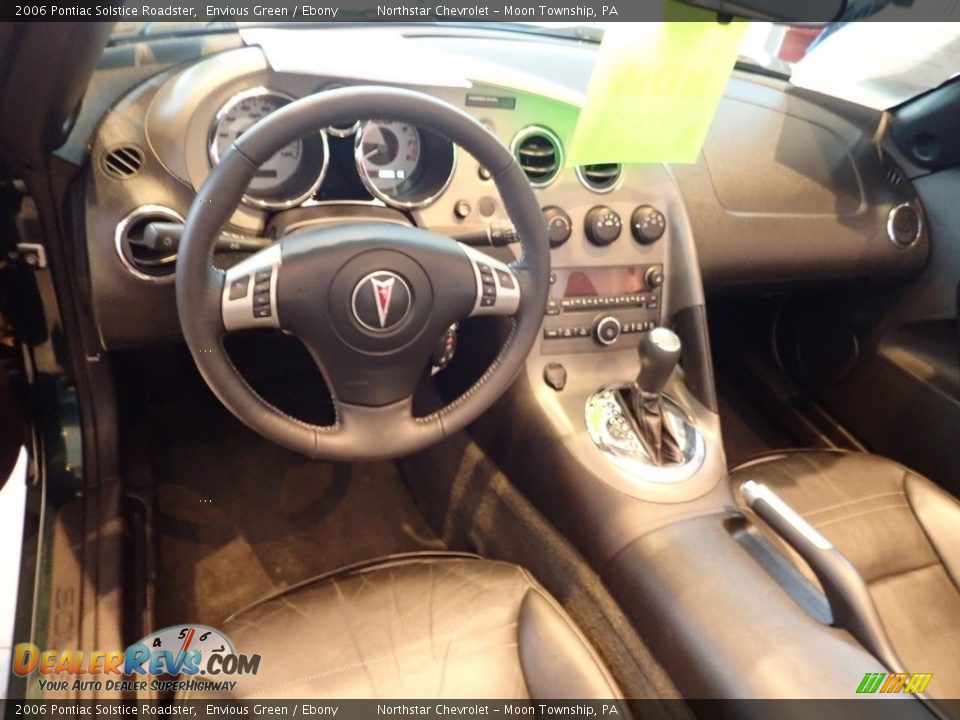 2006 Pontiac Solstice Roadster Envious Green / Ebony Photo #19