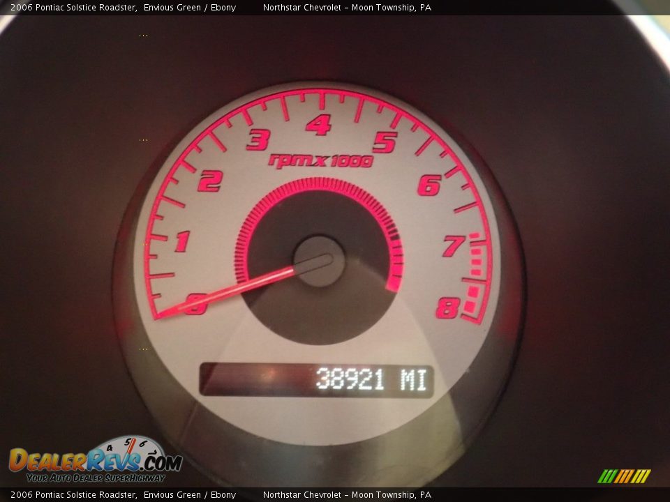 2006 Pontiac Solstice Roadster Envious Green / Ebony Photo #25