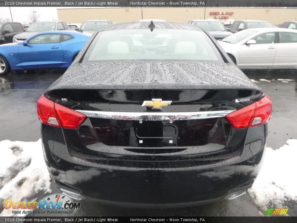 2019 Chevrolet Impala Premier Black / Jet Black/­Light Wheat Photo #4