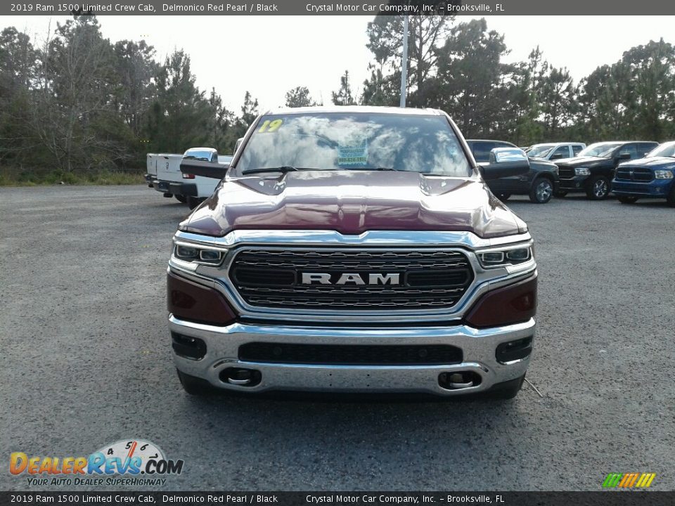 2019 Ram 1500 Limited Crew Cab Delmonico Red Pearl / Black Photo #8