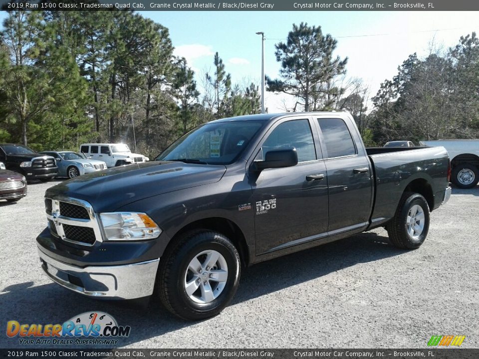 2019 Ram 1500 Classic Tradesman Quad Cab Granite Crystal Metallic / Black/Diesel Gray Photo #1