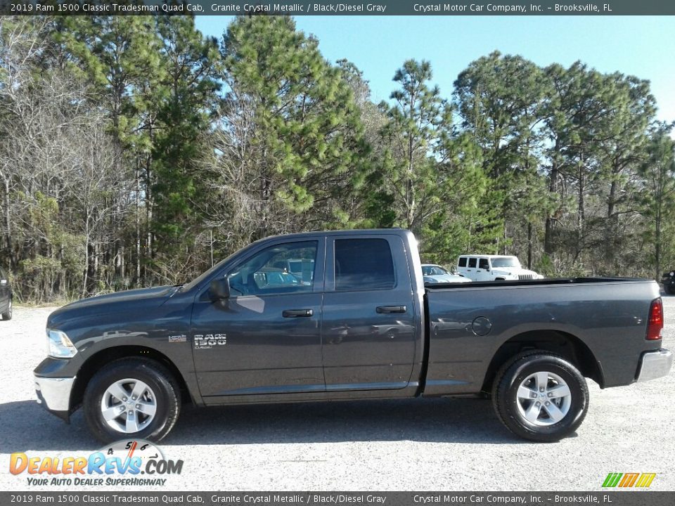 2019 Ram 1500 Classic Tradesman Quad Cab Granite Crystal Metallic / Black/Diesel Gray Photo #2