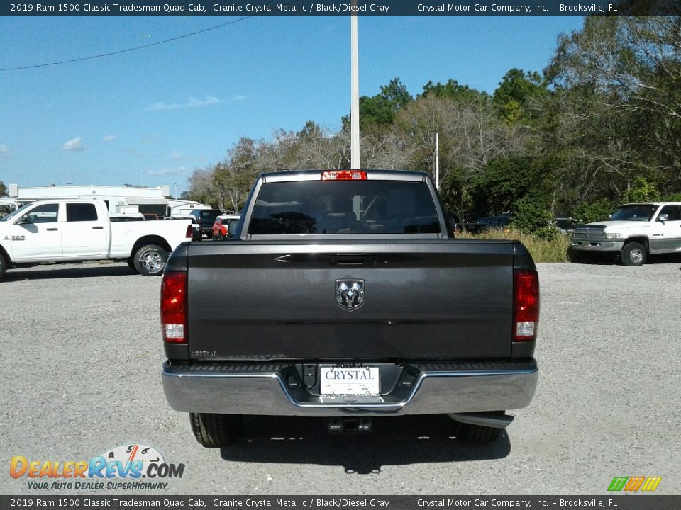 2019 Ram 1500 Classic Tradesman Quad Cab Granite Crystal Metallic / Black/Diesel Gray Photo #4
