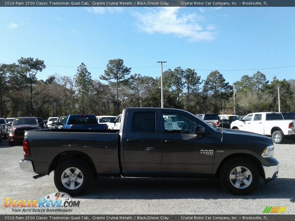 2019 Ram 1500 Classic Tradesman Quad Cab Granite Crystal Metallic / Black/Diesel Gray Photo #6