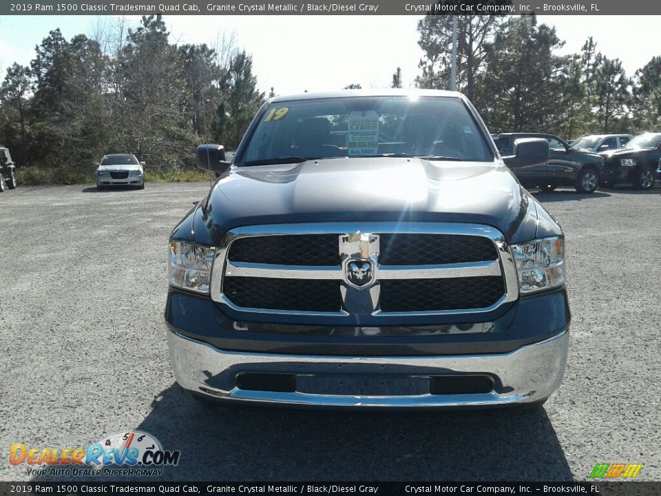 2019 Ram 1500 Classic Tradesman Quad Cab Granite Crystal Metallic / Black/Diesel Gray Photo #8