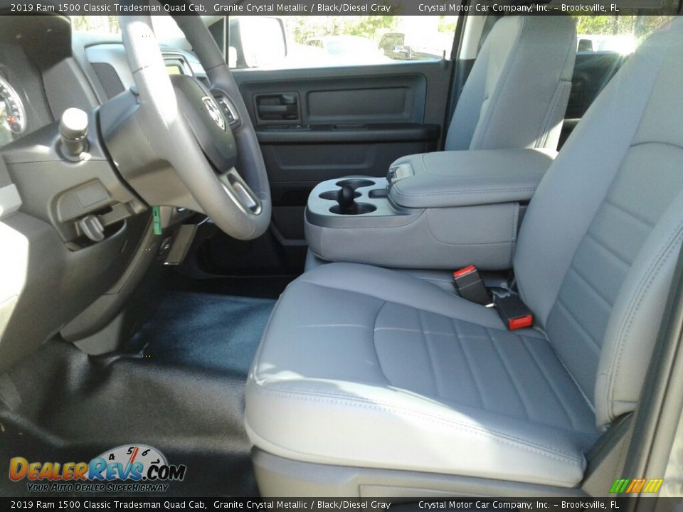 2019 Ram 1500 Classic Tradesman Quad Cab Granite Crystal Metallic / Black/Diesel Gray Photo #9