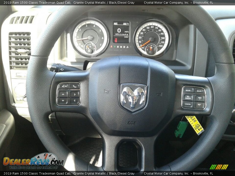 2019 Ram 1500 Classic Tradesman Quad Cab Granite Crystal Metallic / Black/Diesel Gray Photo #14