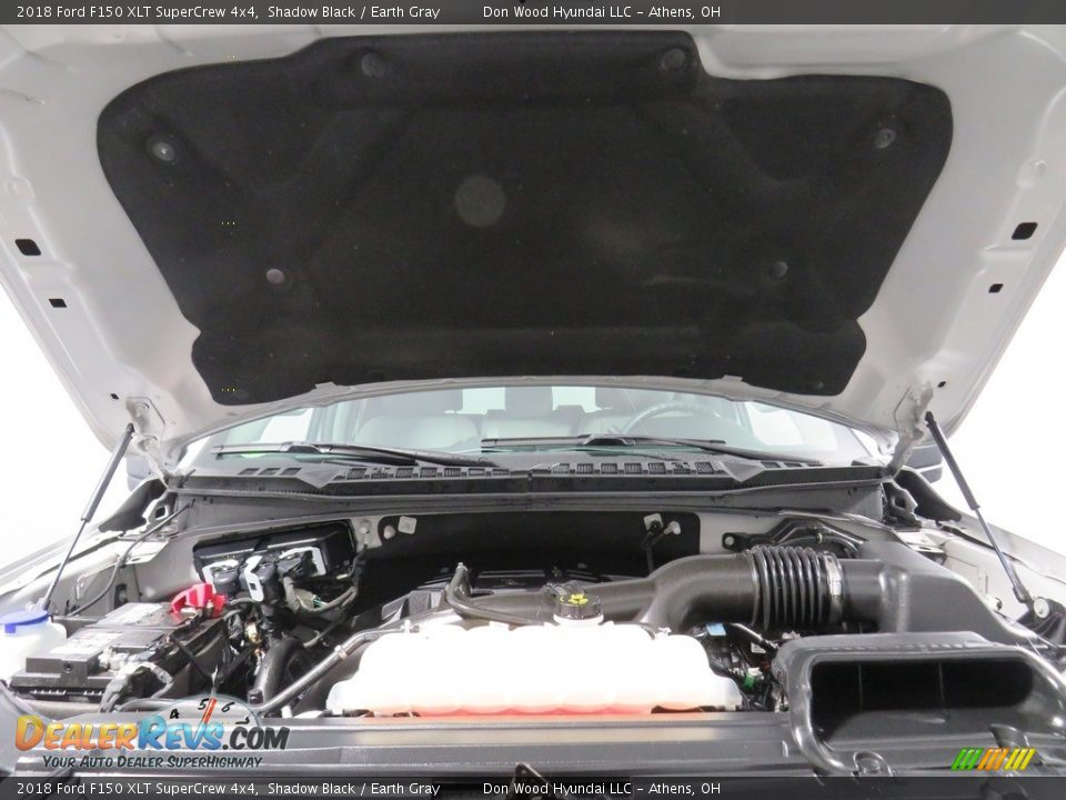 2018 Ford F150 XLT SuperCrew 4x4 Shadow Black / Earth Gray Photo #6