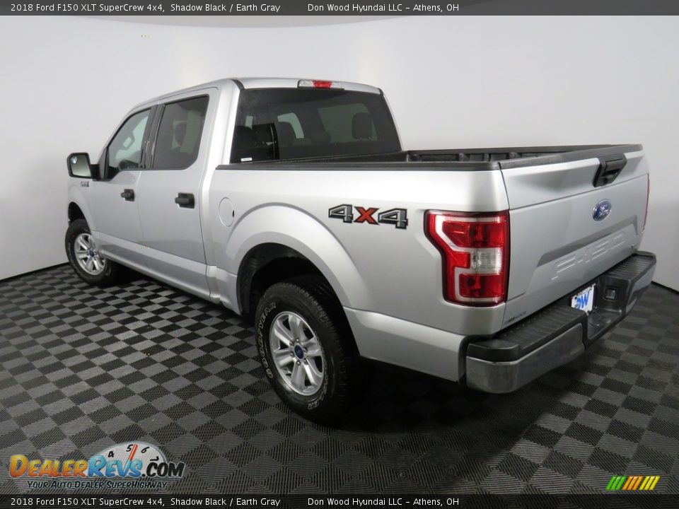 2018 Ford F150 XLT SuperCrew 4x4 Shadow Black / Earth Gray Photo #11