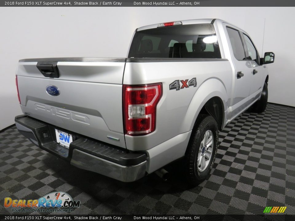2018 Ford F150 XLT SuperCrew 4x4 Shadow Black / Earth Gray Photo #14